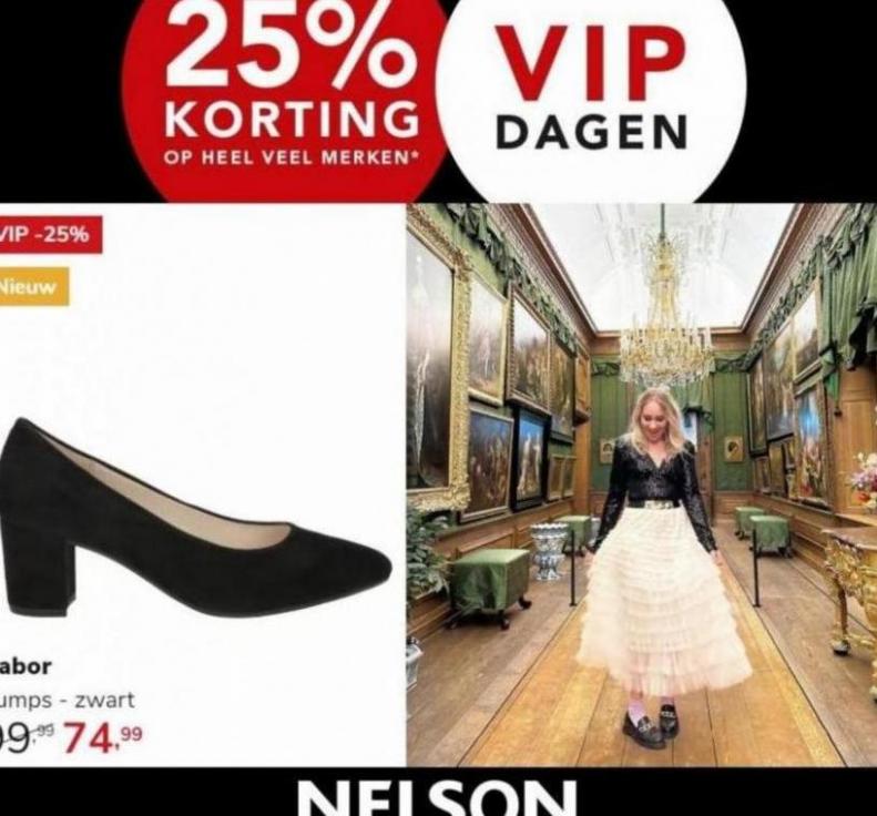 VIP Dagen 25% Korting. Nelson Schoenen. Week 48 (2022-12-09-2022-12-09)