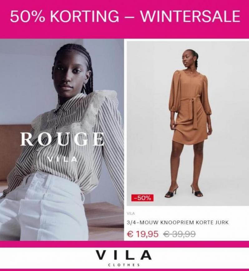 Winter Sale Tot 50% Korting. VILA Clothes. Week 3 (2023-01-25-2023-01-25)
