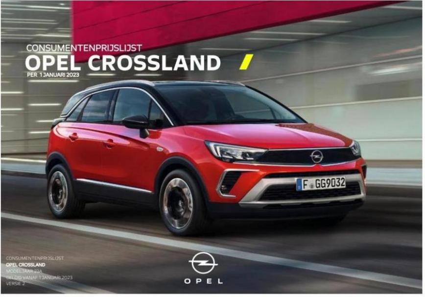 Crossland Prijslist. Opel. Week 3 (2023-02-28-2023-02-28)