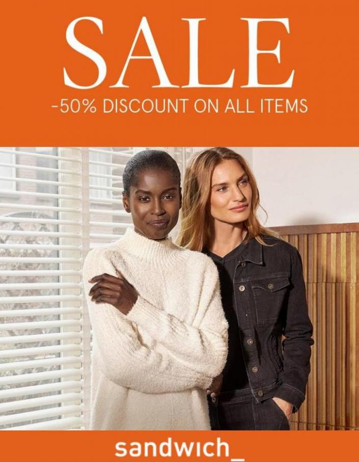 Sale -50% Discount on Alle Items. Sandwich Fashion. Week 3 (2023-01-23-2023-01-23)