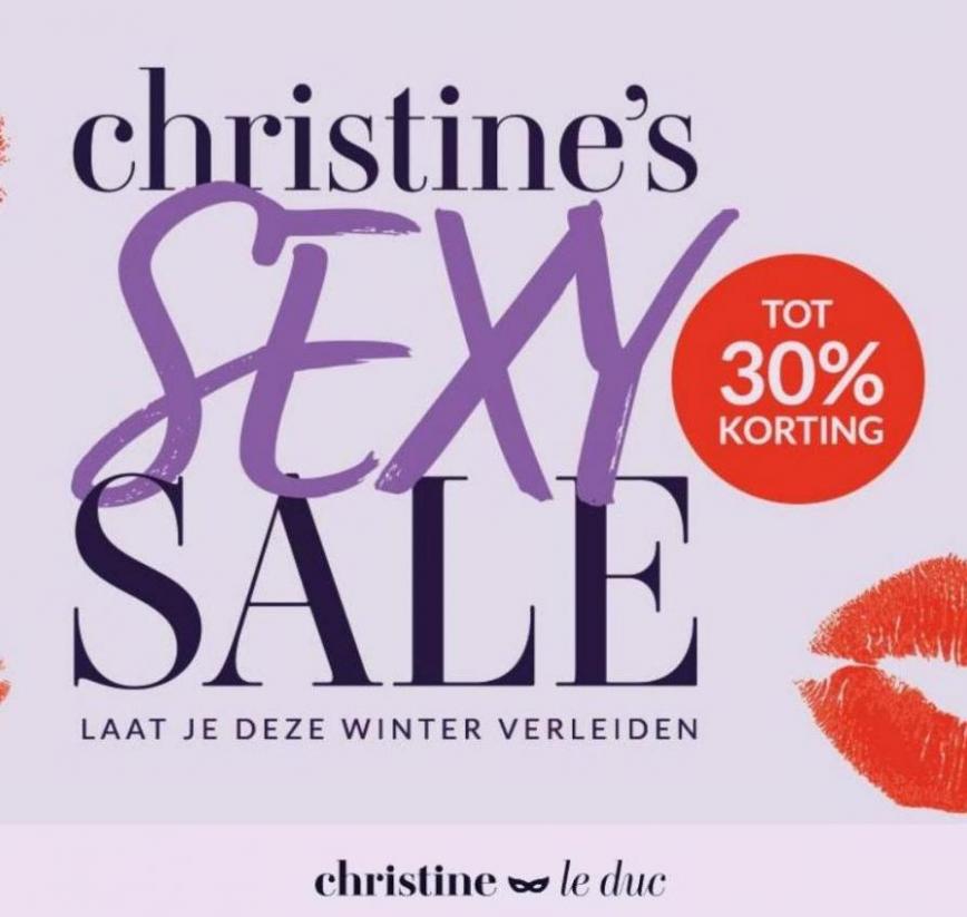 Christine Sexy Sale Tot 30% Korting. Christine le Duc. Week 52 (2023-01-10-2023-01-10)