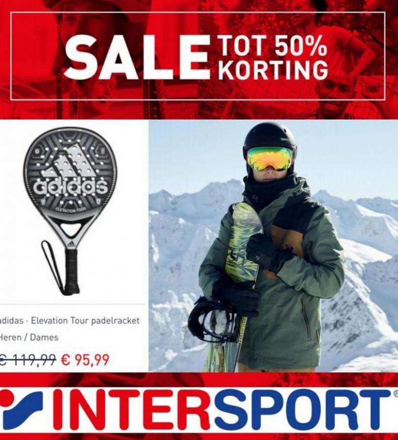 Sale Tot 50% Korting. Intersport. Week 52 (2023-01-11-2023-01-11)