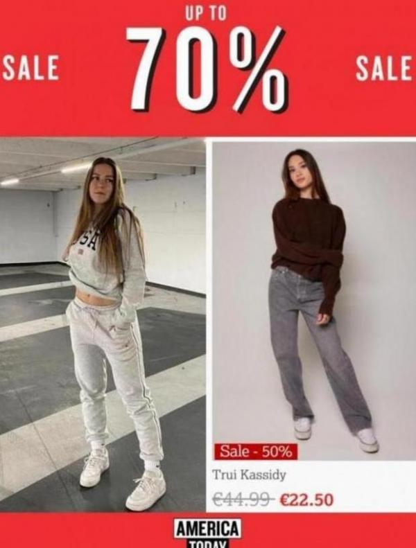 Sale up to 70%. America Today. Week 39 (-)