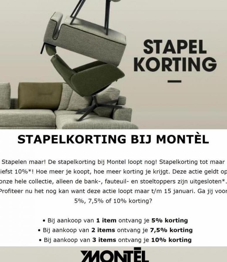 Montel Stapel Korting. Montel. Week 1 (2023-01-15-2023-01-15)