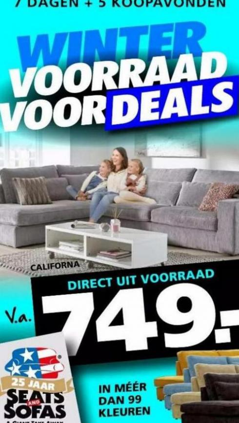 Winter Vooraad VoorDeals. Seats and Sofas. Week 3 (2023-01-22-2023-01-22)