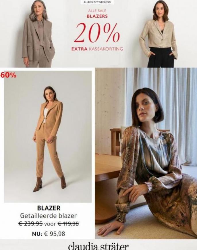 Alle Sale Blazers 20%. Claudia Sträter. Week 2 (2023-01-24-2023-01-24)