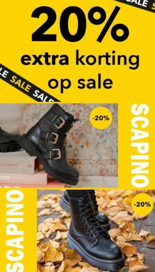 20% Extra Korting op Sale. Scapino. Week 2 (2023-01-15-2023-01-15)