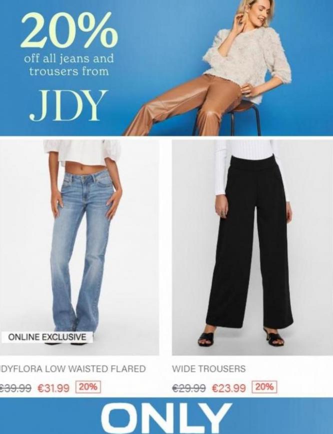 20% Off all Jeans & Trousers from JDY. Page 3