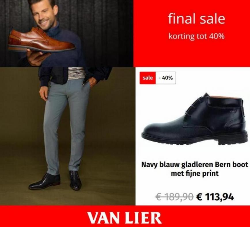 Final Sale Tot 40% Korting. Van Lier Schoenen. Week 6 (2023-02-14-2023-02-14)