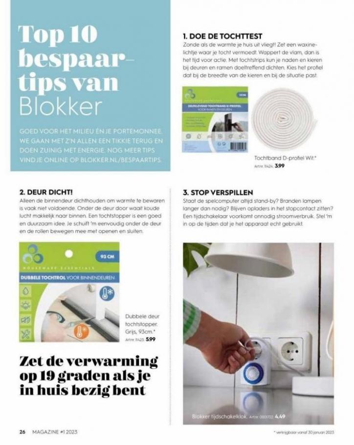 Blokker magazine. Page 26