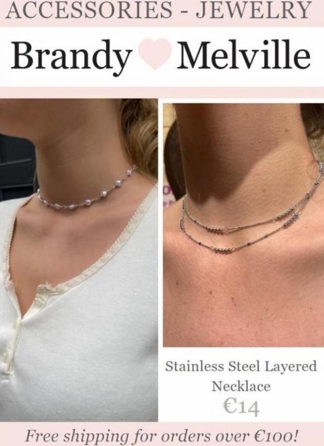 Jewelry. Brandy Melville. Week 7 (2023-02-23-2023-02-23)