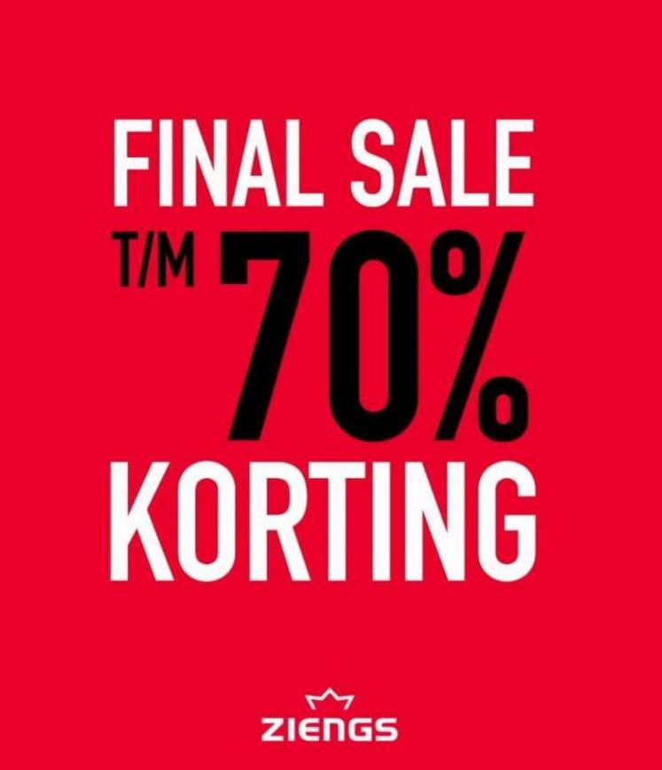 Final Sale t/m 70% Korting. Ziengs. Week 8 (2023-03-05-2023-03-05)