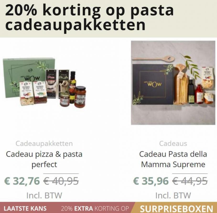 Sale 20% Korting op Pasta Cadeaupakketen. Page 2