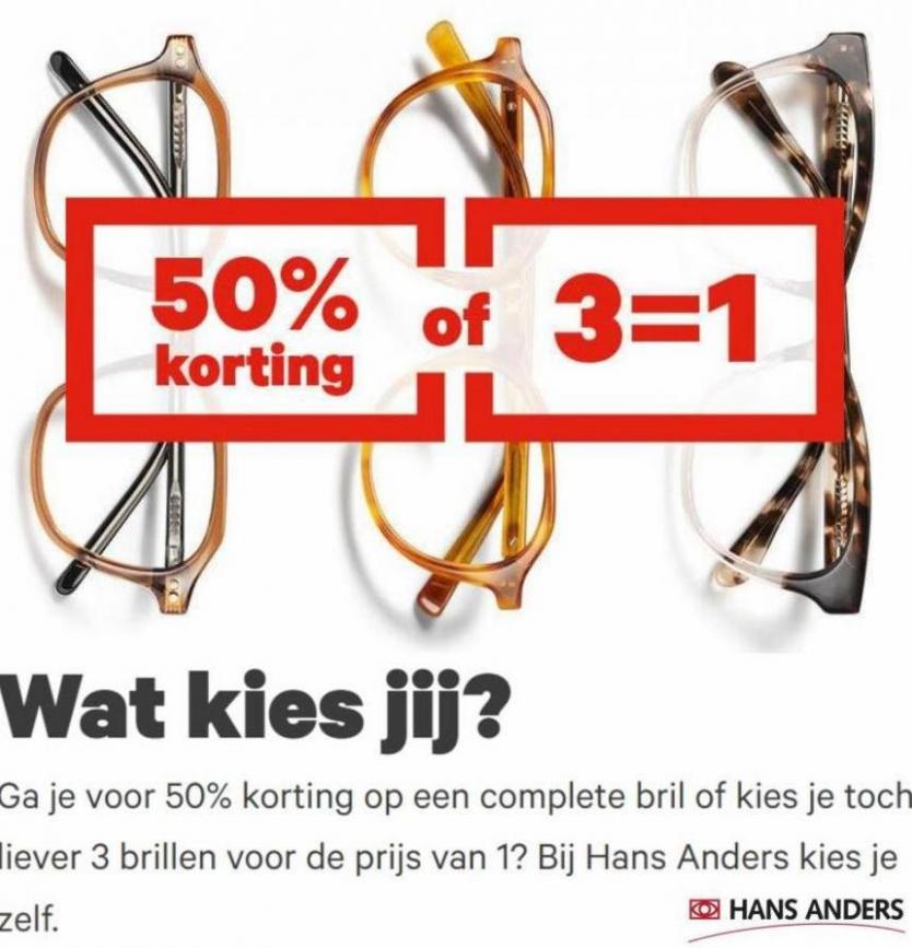 50% Korting of 3=1. Hans Anders. Week 5 (2023-03-04-2023-03-04)