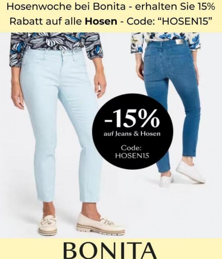 -15% auf Jeans & Hosen. Bonita. Week 9 (2023-03-06-2023-03-06)