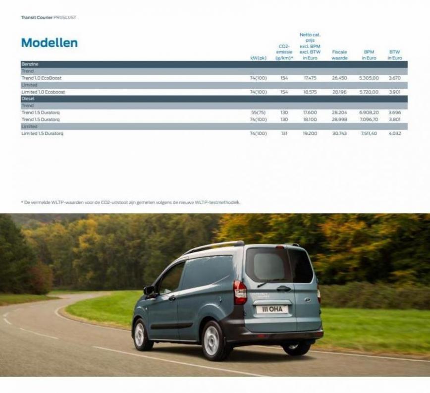 FORD TRANSIT COURIER. Page 3