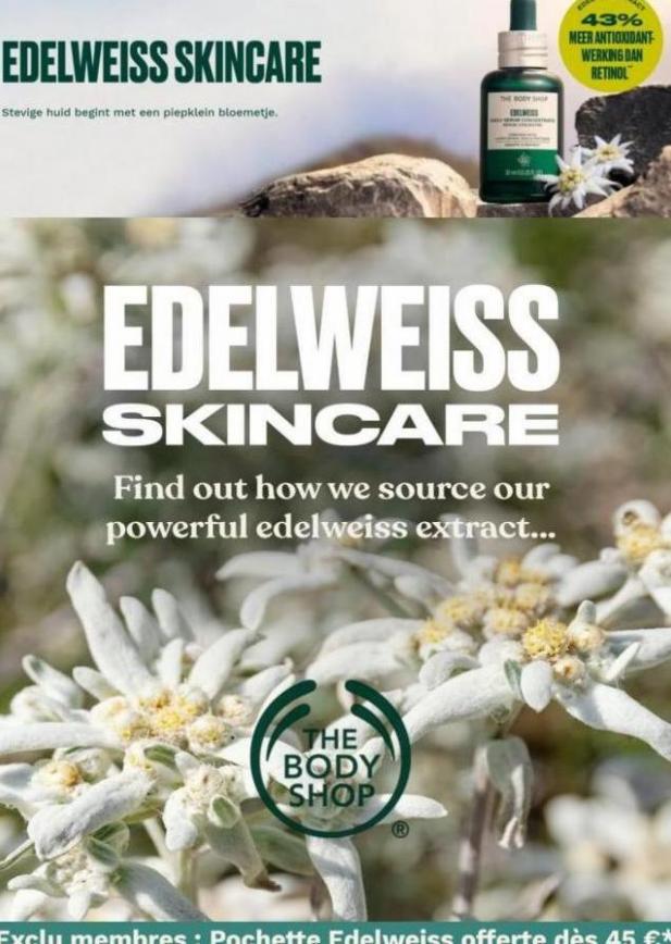 Edelweiss Skincare. The Body Shop. Week 8 (2023-03-05-2023-03-05)