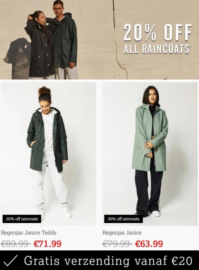 20% Off All Raincoats. Page 2