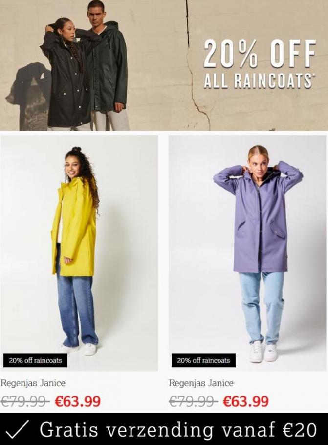20% Off All Raincoats. Page 6