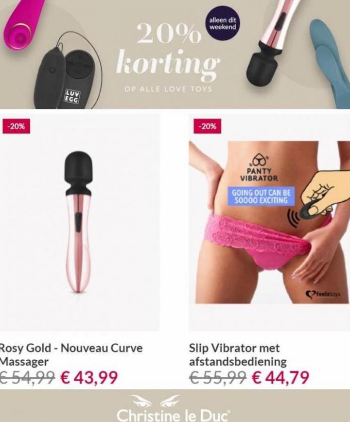20% Korting op Alle Love Toys. Page 3