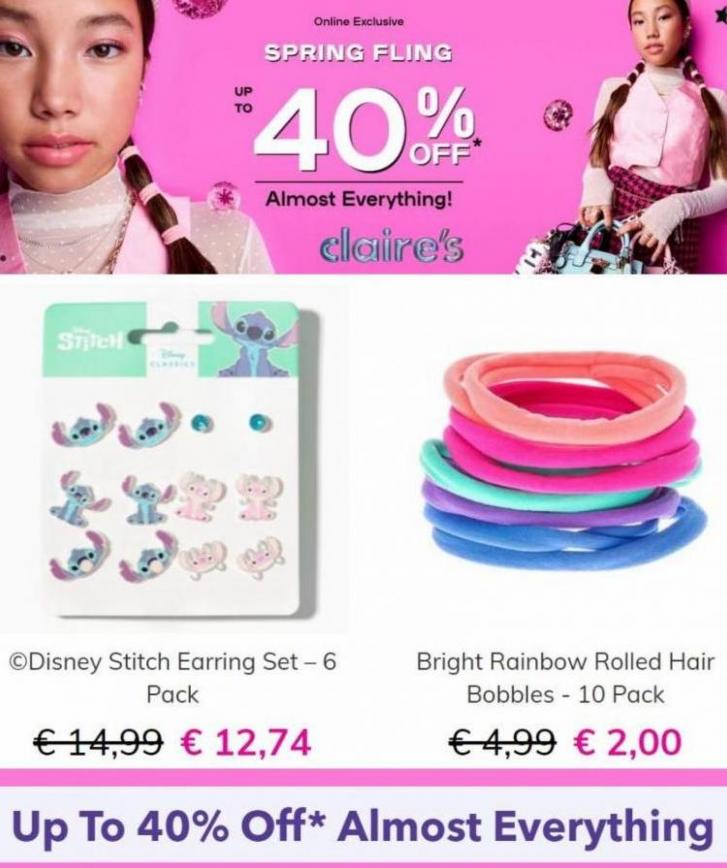 Spring Fling Up to 40% Off*. Page 7