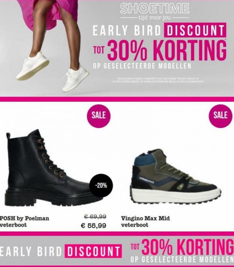 Early Bird Discount Tot 30% Korting*. Page 4