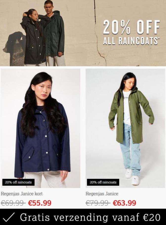 20% Off All Raincoats. Page 7