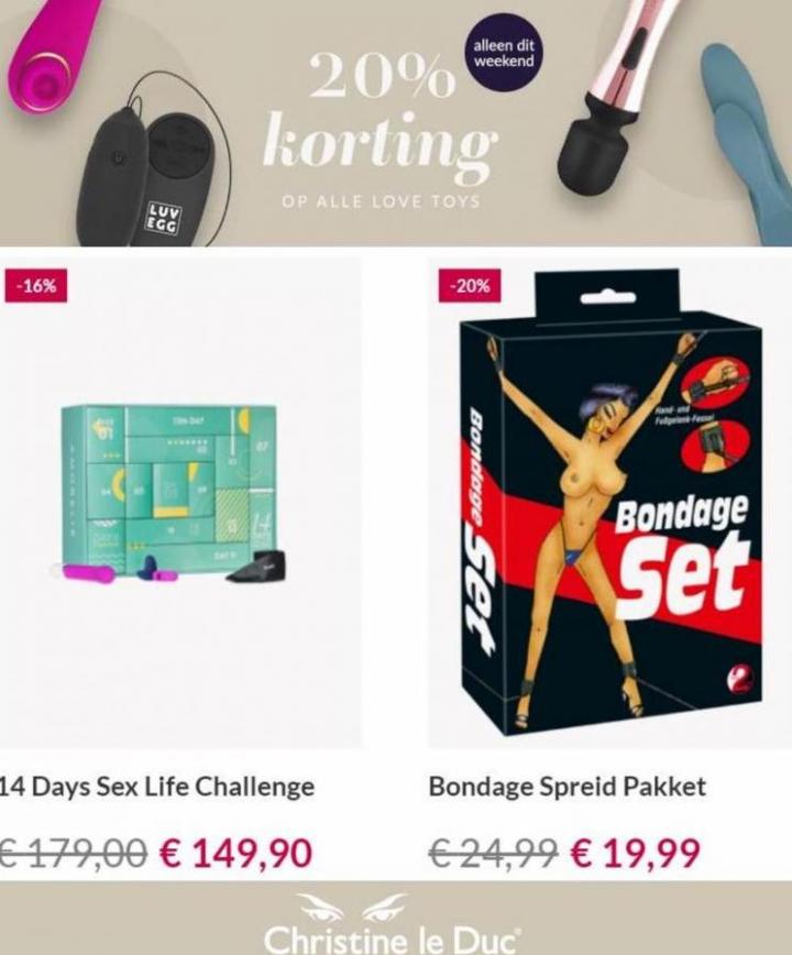 20% Korting op Alle Love Toys. Page 6