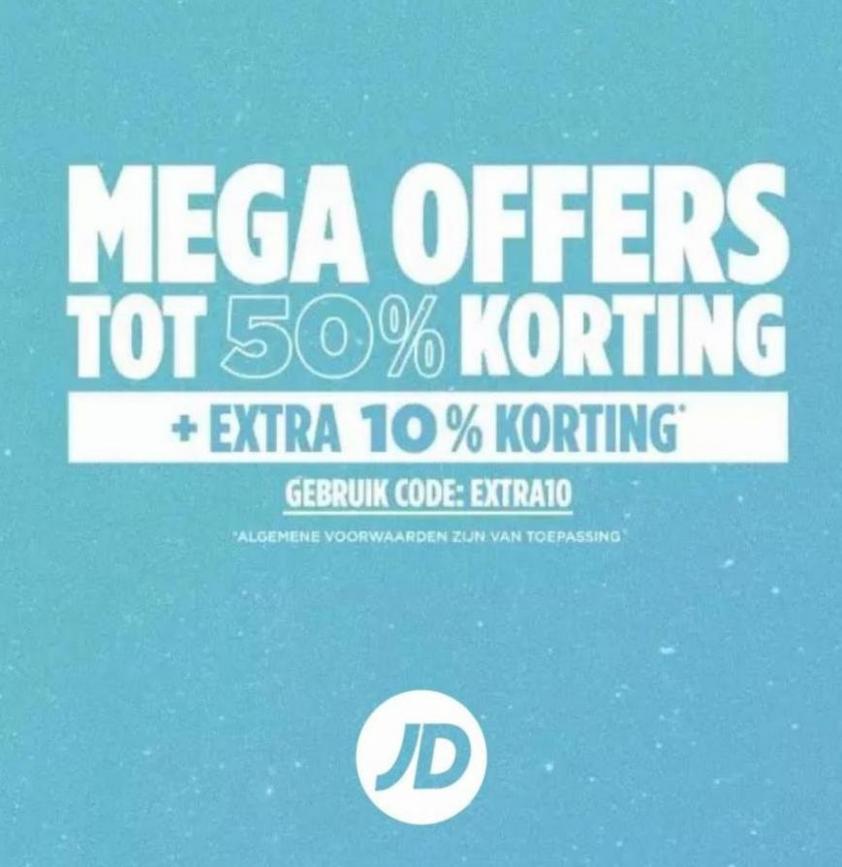 Mega Offers Tot 50% Korting + Extra 10% Korting. JD Sports. Week 9 (2023-03-13-2023-03-13)