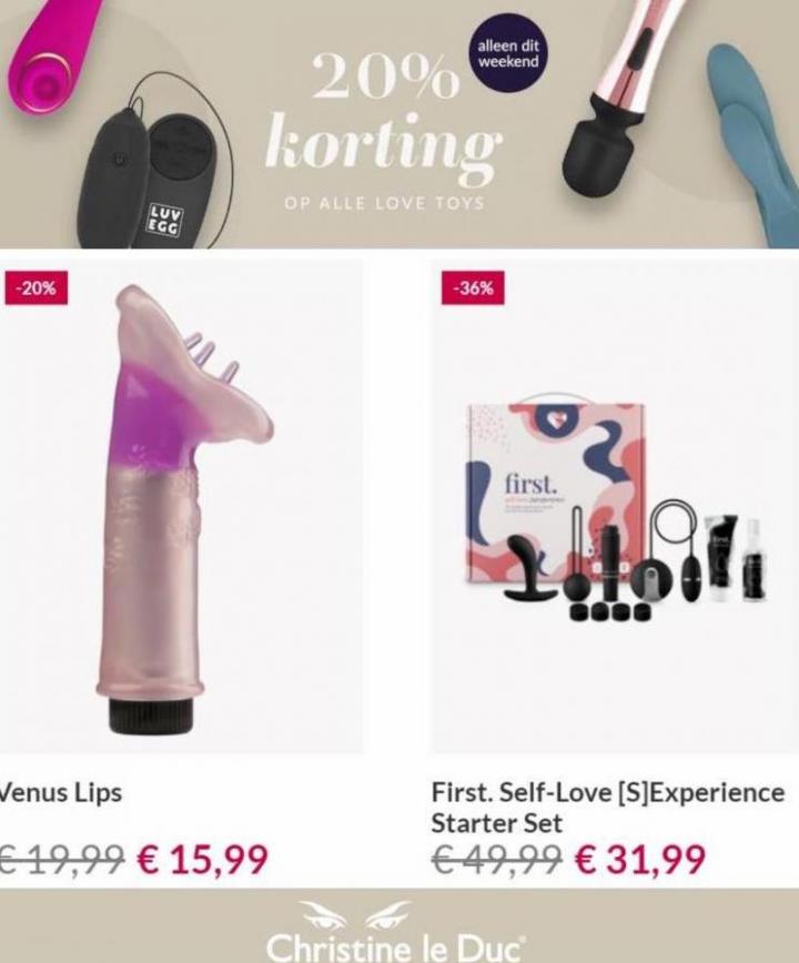 20% Korting op Alle Love Toys. Page 2