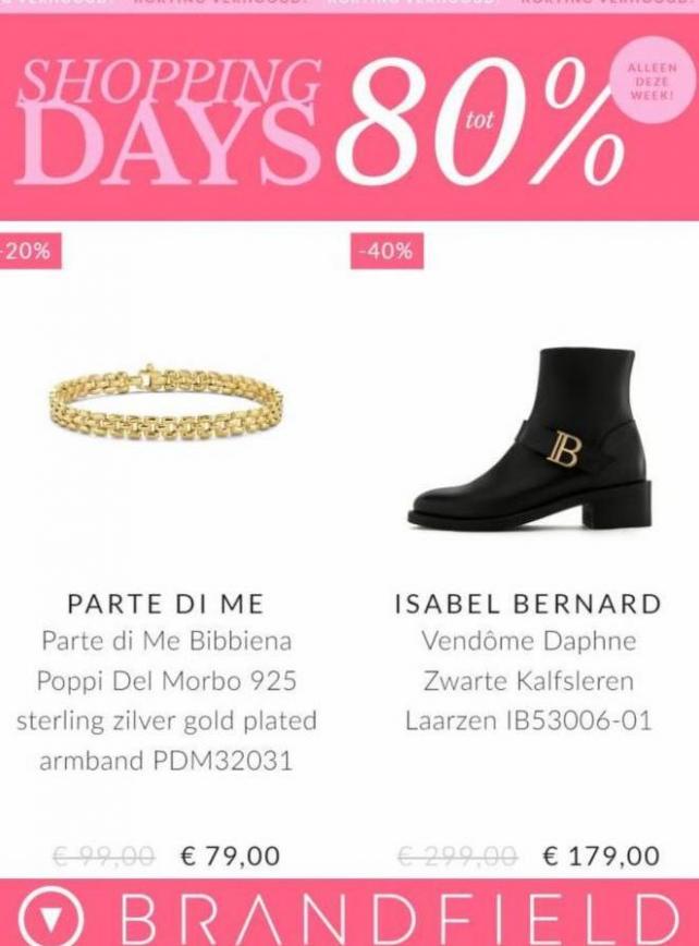 Shopping Days Tot 80& Off*. Page 7