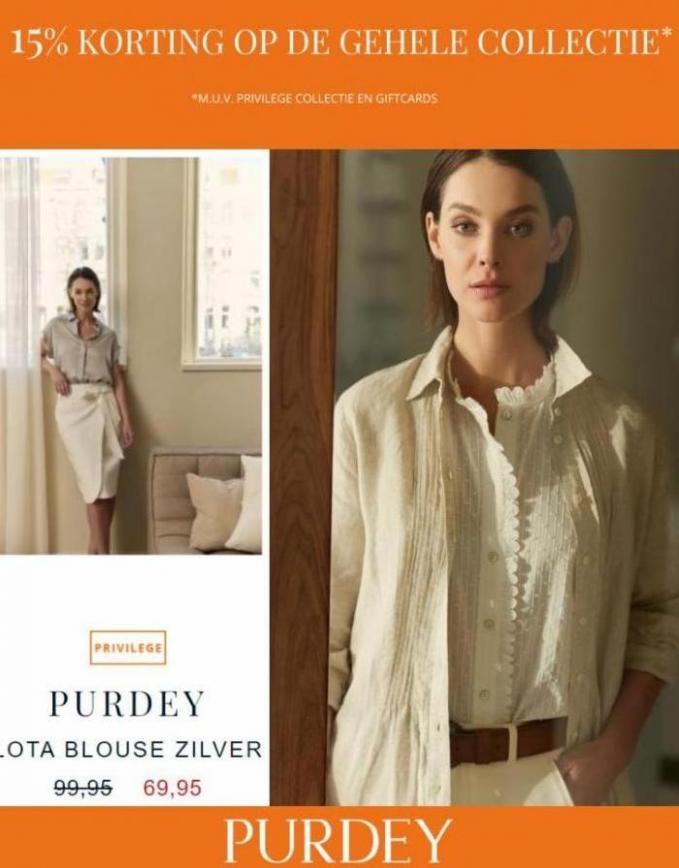 15% Korting op de Gehele Collectie*. Purdey. Week 15 (2023-04-22-2023-04-22)