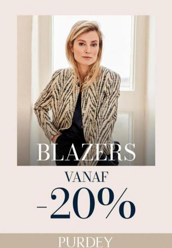 Blazers Vanaf -20%. Purdey. Week 18 (2023-05-12-2023-05-12)