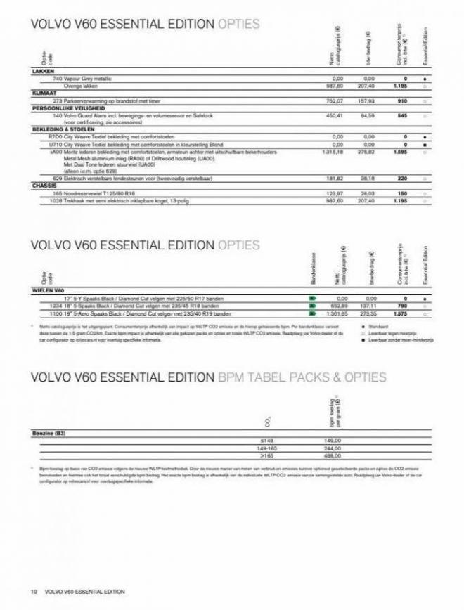 Volvo V60 Essential Edition. Page 10