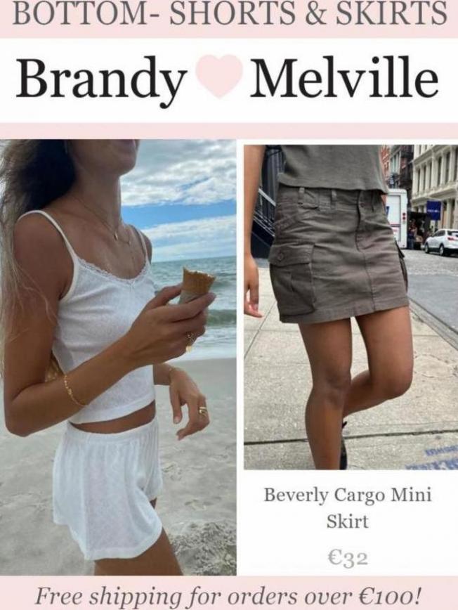 Bottom - Shorts & Skirts. Brandy Melville. Week 18 (2023-05-13-2023-05-13)