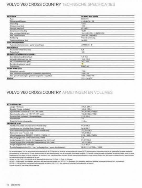 Volvo V60 & V60 Cross Country. Page 18