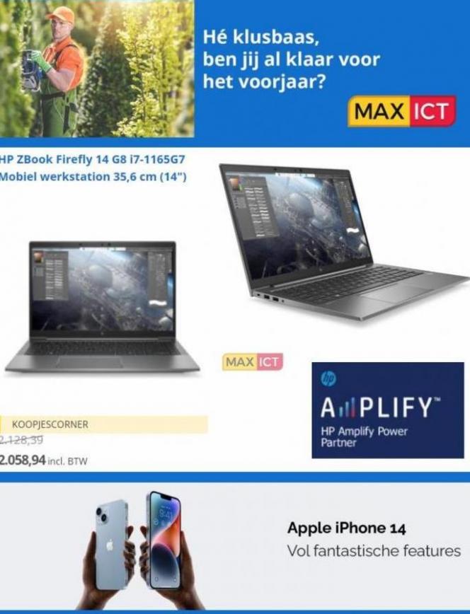 Max ICT Koopjescorner. Max ICT. Week 18 (2023-06-02-2023-06-02)