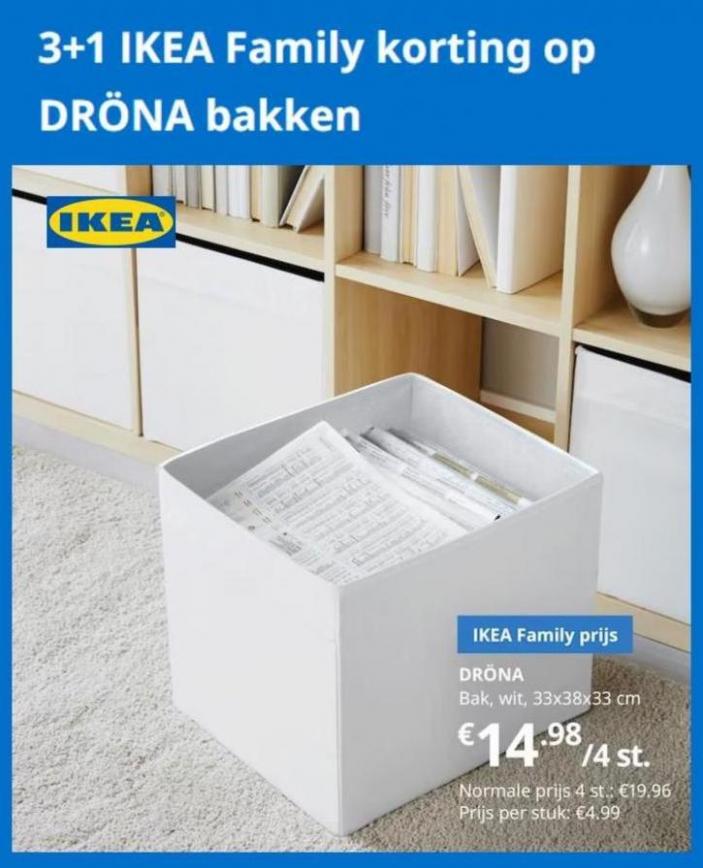 3+1 Ikea Family Korting op Dröna bakken. IKEA. Week 19 (2023-05-17-2023-05-17)