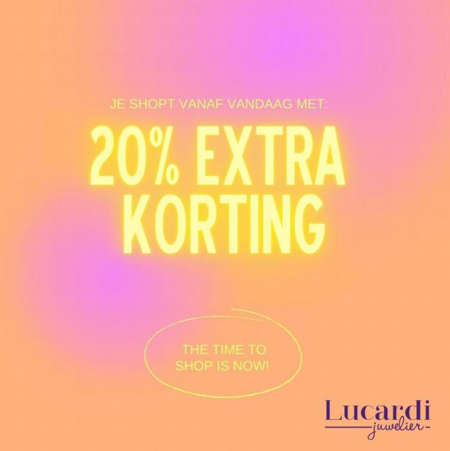 20% Extra Korting. Lucardi. Week 18 (2023-05-07-2023-05-07)