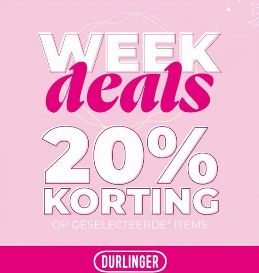 Week Deals. Durlinger Schoenen. Week 19 (2023-05-14-2023-05-14)