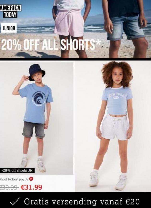 20% of all Shorts*. America Today. Week 39 (-)