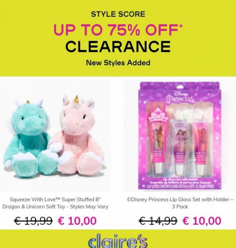 Clearance Up to 75% Off*. Page 2