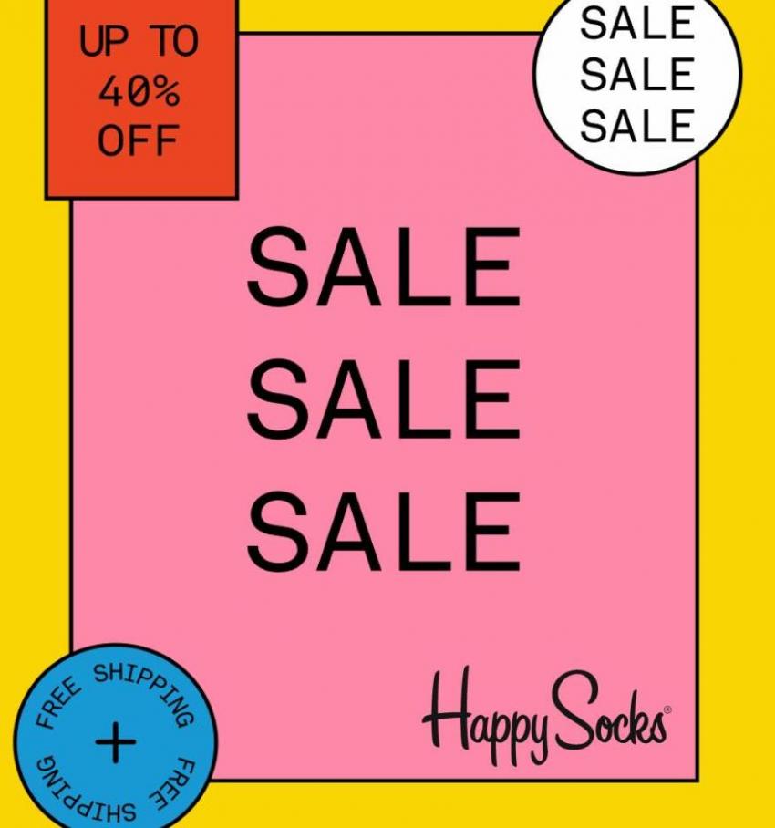 Sale Up to 40% Off. Happy Socks. Week 39 (-)