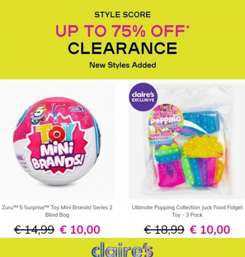 Clearance Up to 75% Off*. Page 4