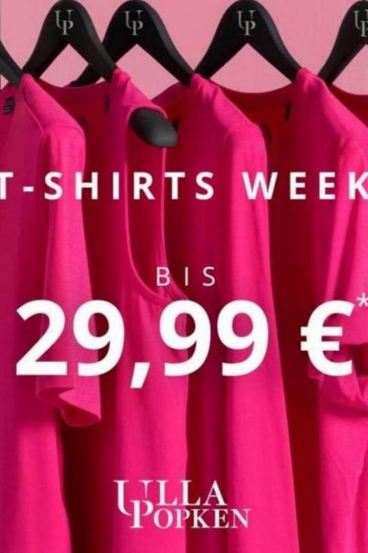 T-Shirts Week bis 29,99€*. Ulla Popken. Week 26 (2023-07-05-2023-07-05)
