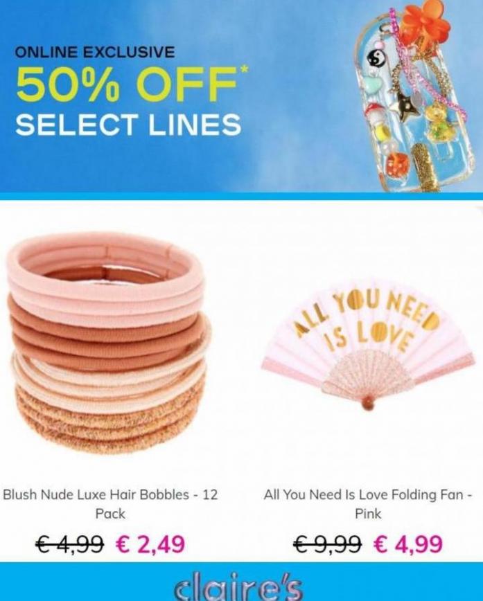 Online Exclusive 50% Off*. Page 6