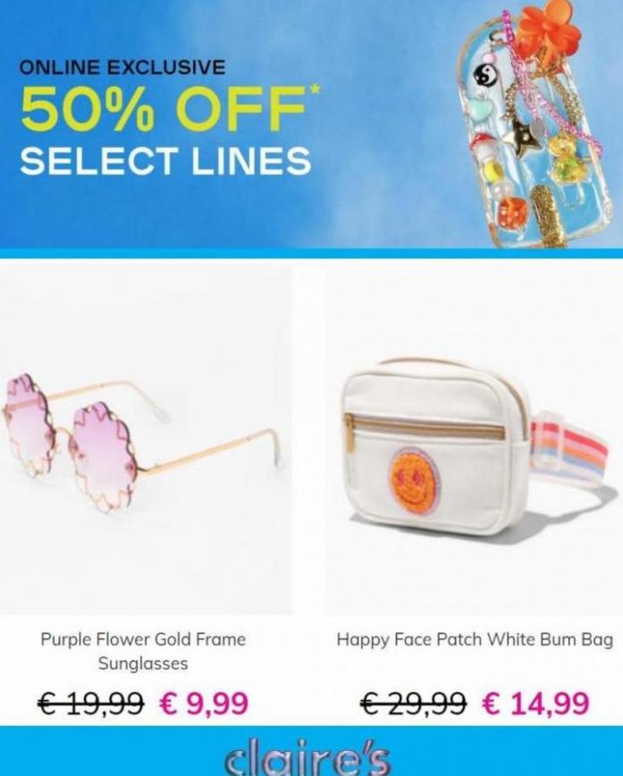 Online Exclusive 50% Off*. Page 2