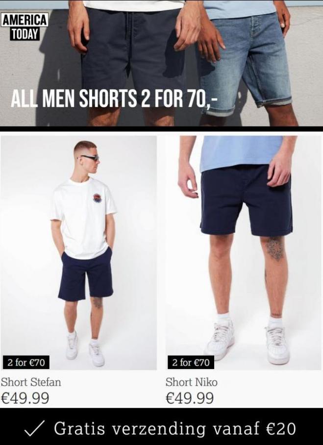 All men Shorts 2 for 70,-. Page 3