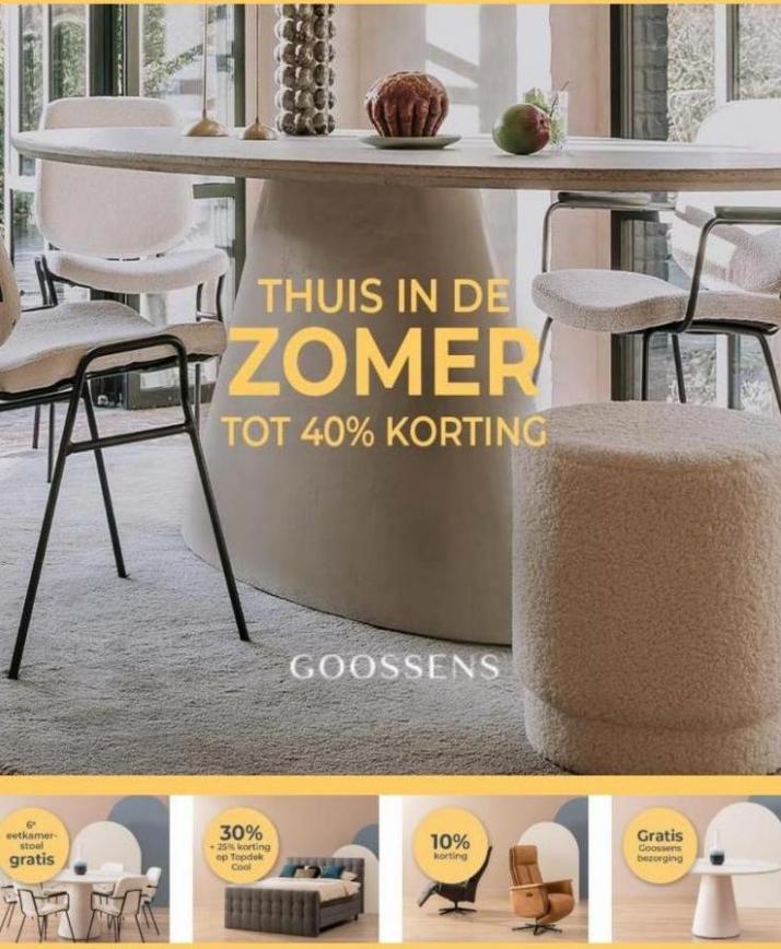 Thuis in de Zomer Tot 20% Korting. Goossens. Week 24 (2023-06-25-2023-06-25)