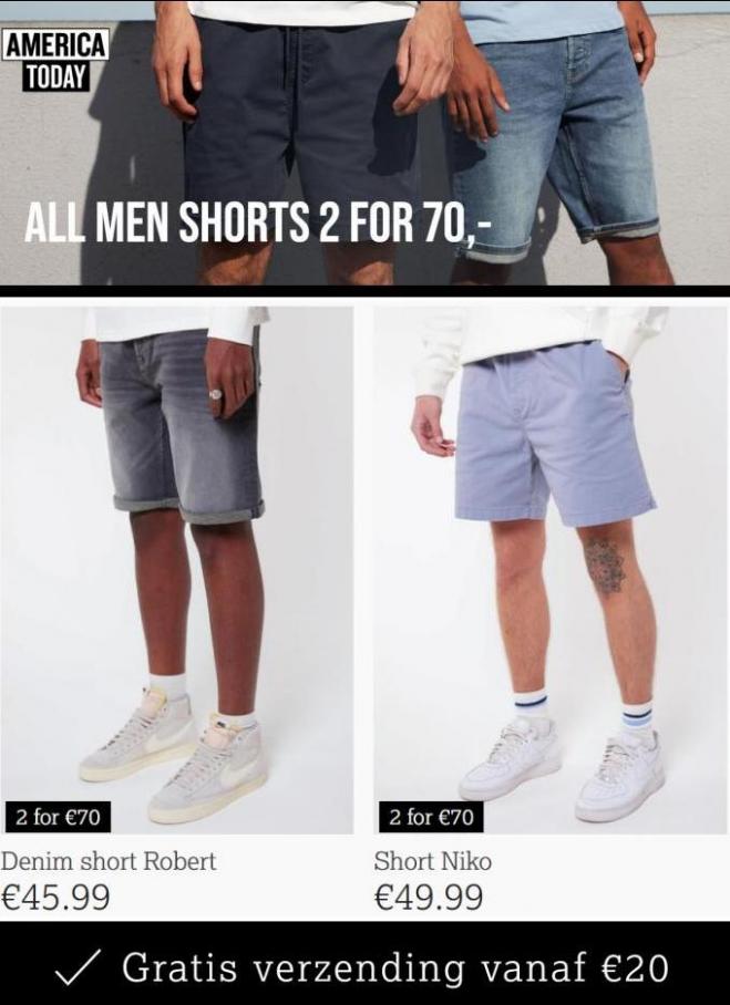 All men Shorts 2 for 70,-. Page 6
